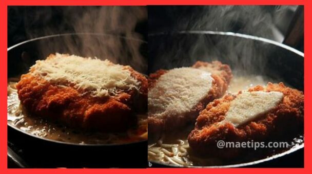 Frango à parmegiana de frigideira