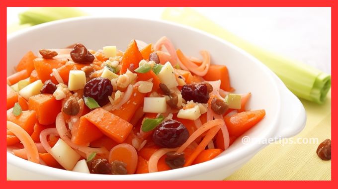 Salada de Cenoura com Maçã e Passas