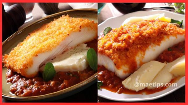 Receita de Filé de Peixe à Parmegiana