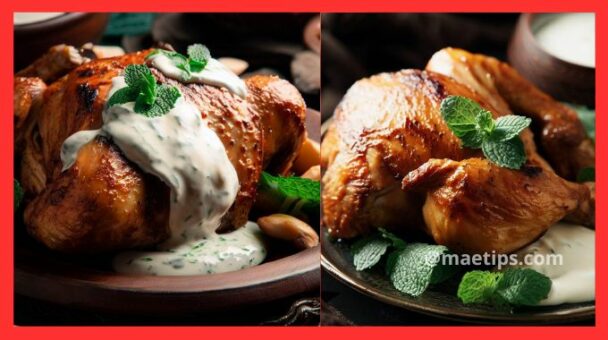 5 Dicas para fazer um delicioso frango assado temperado com iogurte e hortelã