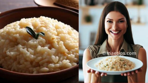 Risoto de Peito de Frango Grelhado Desfiado