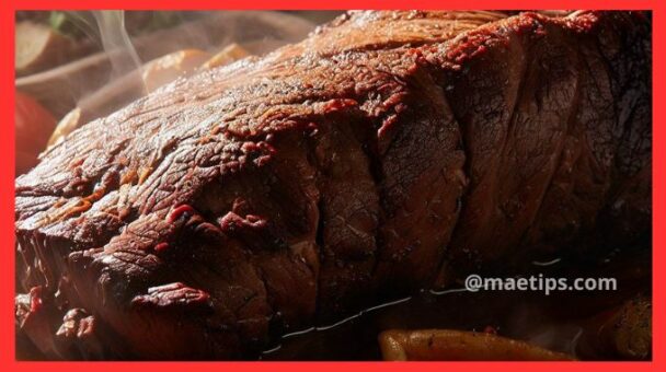 Acém Recheado com Linguiça e Azeitona