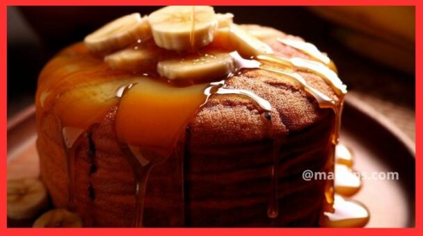 Receita Rápida de Bolo de Banana sem Açúcar e sem Glúten