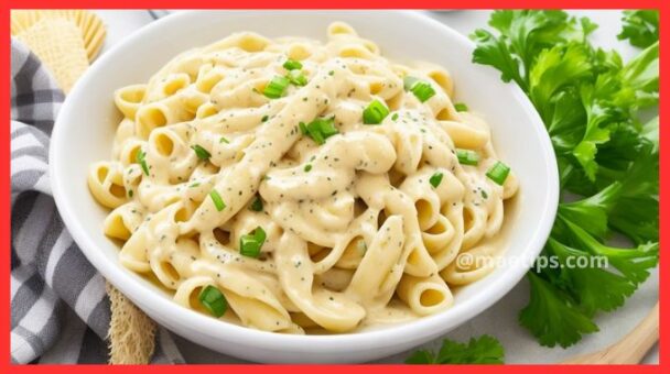 Macarrão com Molho Branco Vegano: Delicioso