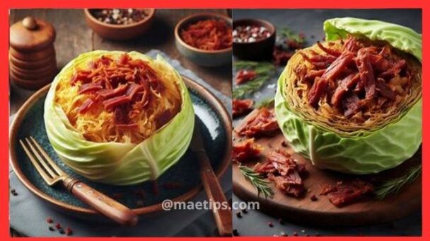 5 Dicas para fazer um delicioso repolho inteiro recheado com carne seca