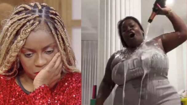 Jojo Todynho comemora eliminação de Cariúcha e abre champagne em live