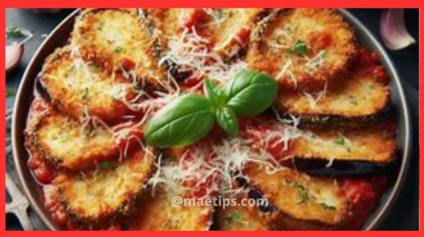 Berinjela à Milanesa Assada no Forno