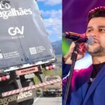 URGENTE: Acidente com carreta do cantor Léo Magalhães é confirmado