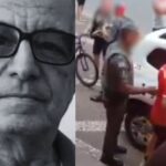 Idoso de 77 anos perde a vida na frente do neto após levar ‘voadora’ de motorista que quase o atropelou; ele acabou preso