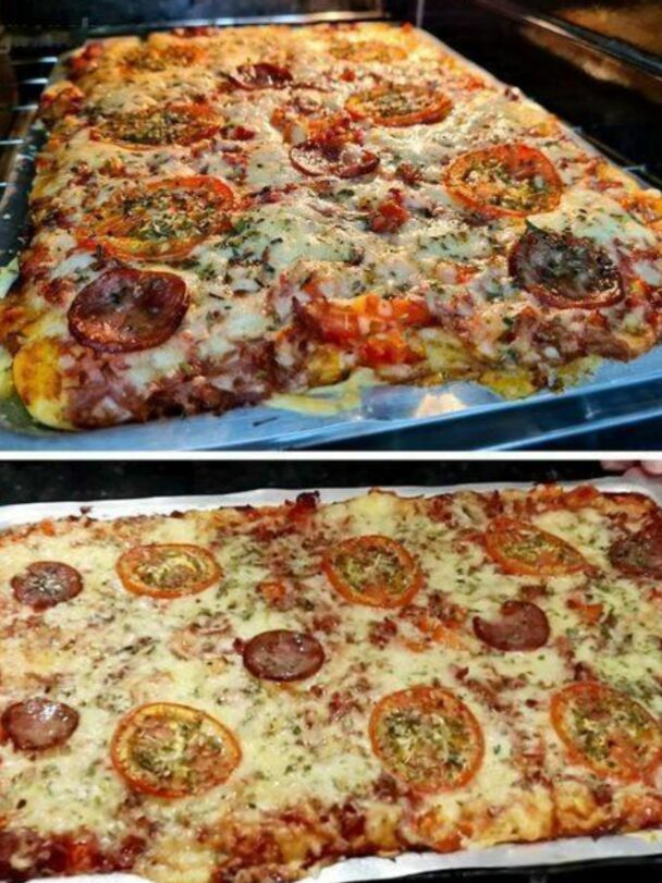 Pizza de Liquidificador Simples e Fácil