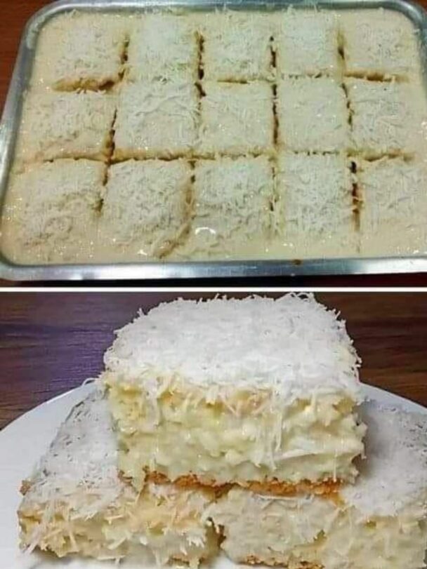 bolo Gelado de Coco Fácil e Irresistível