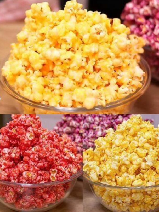 Delícia de Pipoca Doce Colorida que Você Precisa Experimentar!