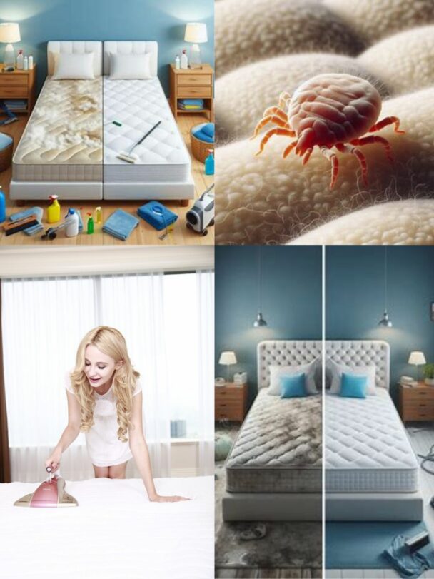 Antes e Depois: A Transformação Notável de um Processo de Limpeza de Colchão