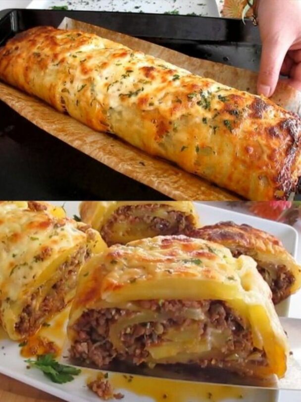 7 Passos para Fazer um Rocambole de Batata com Carne Moída